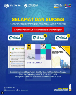 Tiga Jurnal Poltek SCI Terakreditasi Nasional