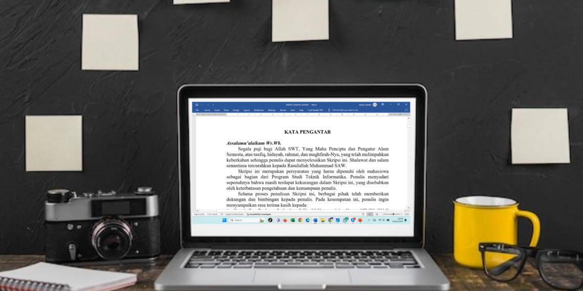 Menulis Kata Pengantar Skripsi yang Baik dan Berkesan