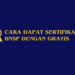 Cara Dapat Sertifikasi BNSP