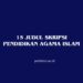 Judul Skripsi Pendidikan Agama Islam