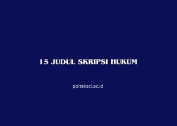 Judul Skripsi Hukum