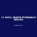 15 Judul Skripsi Pendidikan Biologi