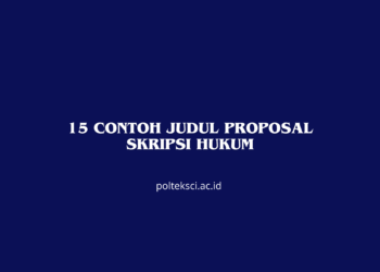 15 Contoh Judul Proposal Skripsi Hukum