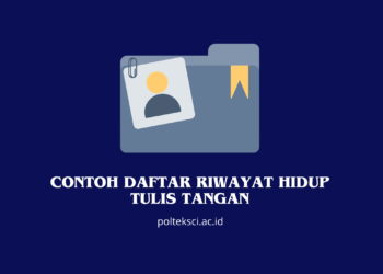 Contoh Daftar riwayat hidup tulis tangan