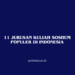 11 Jurusan Kuliah Soshum Populer di Indonesia