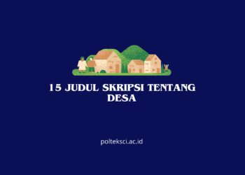 15 Judul Skripsi Tentang Desa