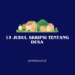 15 Judul Skripsi Tentang Desa