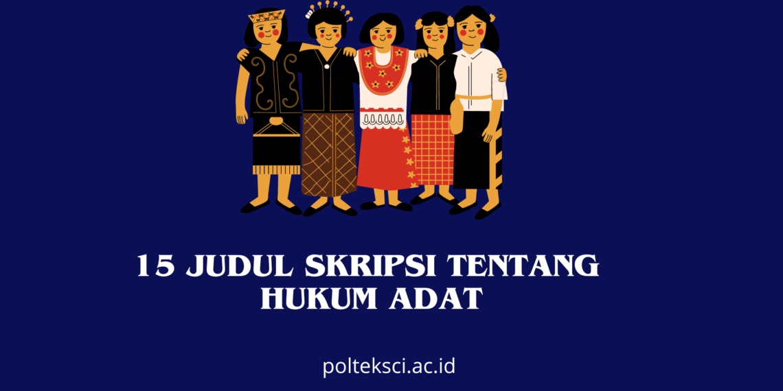 Judul Skripsi Hukum adat