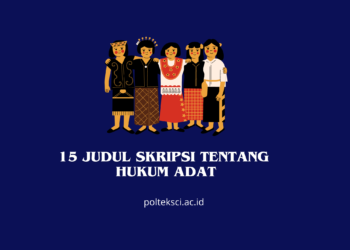 Judul Skripsi Hukum adat