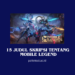 Judul Skripsi tentang Mobile Legends