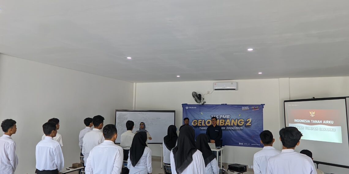 Semangat Juang Calon Mahasiswa Baru di Tes Gelombang 2 Poltek SCI