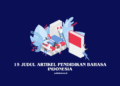 Judul Artikel Pendidikan Bahasa Indonesia