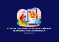 Contoh Penelitian tentang Pengaruh Teknologi pada Pendidikan
