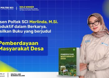 Dosen Poltek SCI Merlinda Intan Fauziah, M.Si., Produktif dalam Berkarya, Hasilkan Buku “Pemberdayaan Masyarakat Desa”