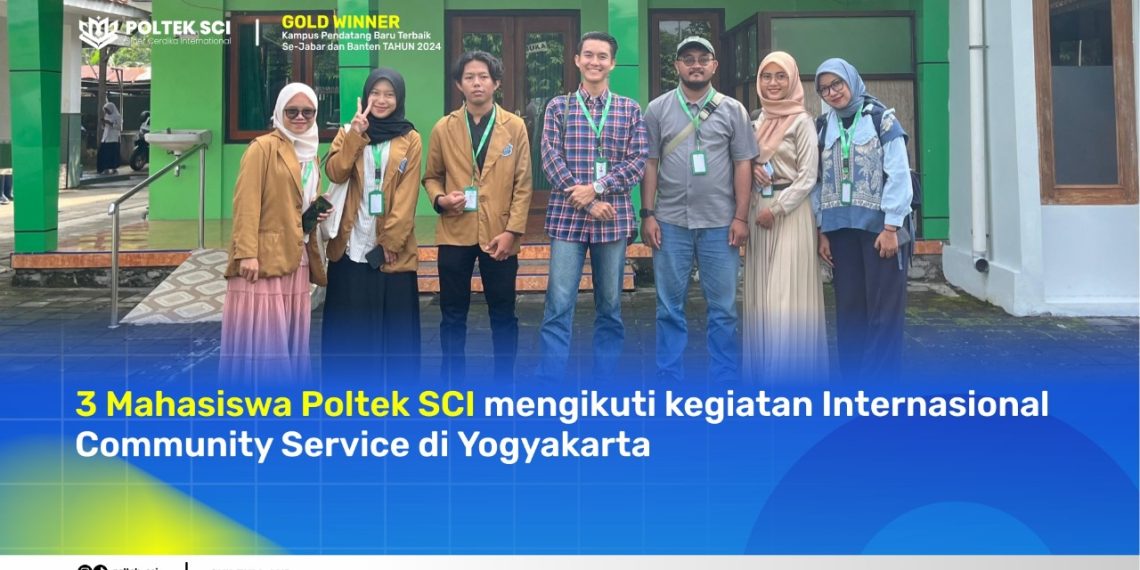 4 Dosen POLTEK SCI Berpartisipasi Aktif dalam Kegiatan Internasional Community Service di Yogyakarta
