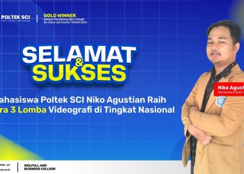 Mahasiswa Poltek SCI Niko Agustian Raih Juara 3 Lomba Videografi di UINSSC