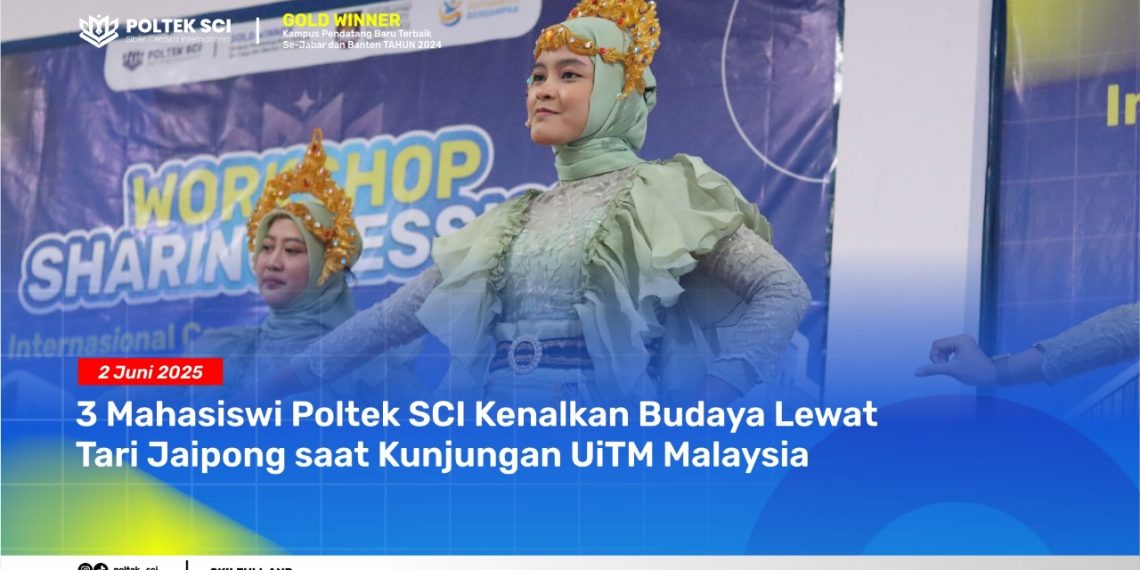 3 Mahasiswi Poltek SCI Kenalkan Budaya Lewat Tari Jaipong