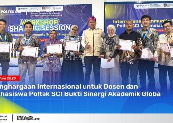 Penghargaan Internasional untuk Dosen dan Mahasiswa Poltek SCI Bukti Sinergi Akademik Global