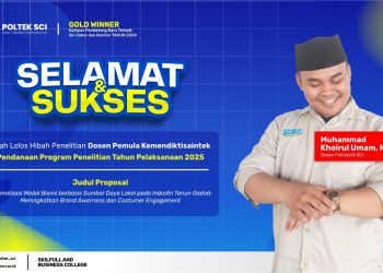 Dosen Poltek SCI Muhammad Khoirul Umam, M.M. Raih Hibah Penelitian Dikti 2025