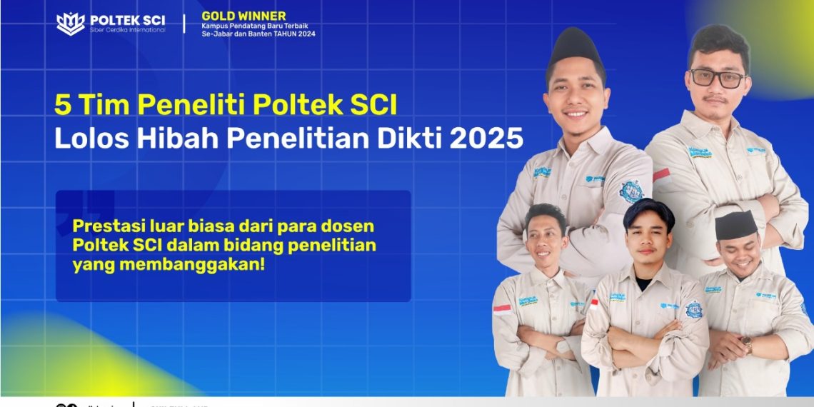5 Tim Peneliti Dosen Poltek SCI Lolos Hibah Penelitian Dikti 2025