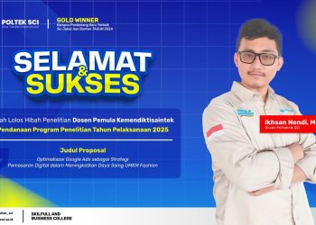 Dosen Poltek SCI Ikhsan Nendi, M.M. Raih Hibah Penelitian Dikti 2025