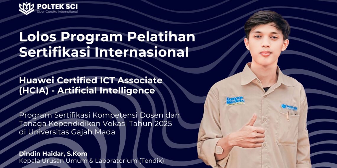 Tendik Politeknik SCI Lolos Program Sertifikasi Internasional