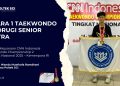 Mahasiswa Poltek SCI Raih Juara 1 Taekwondo Kyorugi Senior Putra