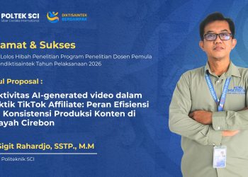 Dosen Poltek SCI Widantoro Sigit Rahardjo