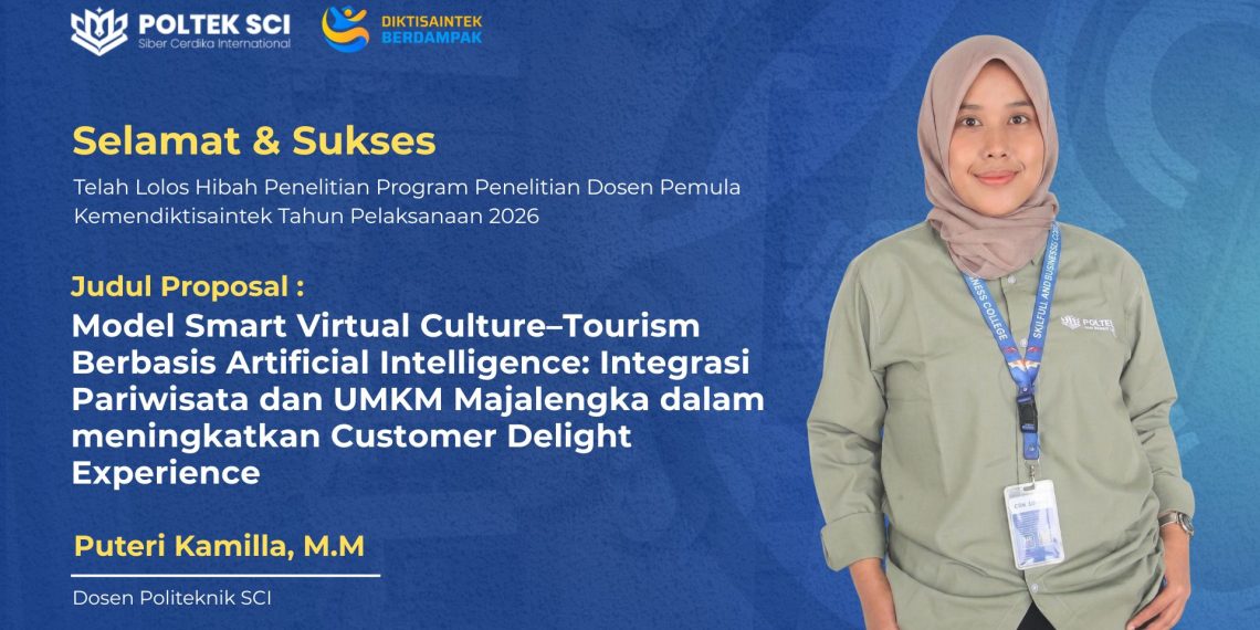 Dosen Poltek SCI PUTERI KAMILLA Lolos Pendanaan Hibah Nasional