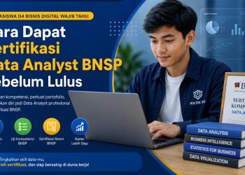 Mahasiswa D4 Bisnis Digital Wajib Tahu: Cara Dapat Sertifikasi Data Analyst BNSP Sebelum Lulus