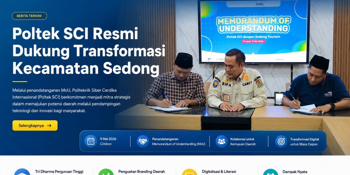 Poltek SCI Resmi Dukung Transformasi Digital Kecamatan Sedong Melalui Kolaborasi Strategis