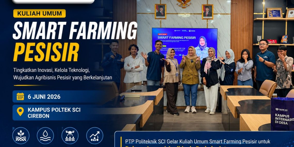 PTP Politeknik SCI Gelar Kuliah Umum Smart Farming Pesisir untuk Dukung Inovasi Agribisnis Berkelanjutan