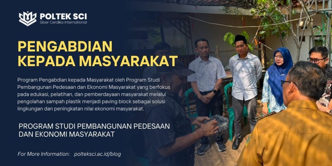 PKM Prodi PPEM POLTEK SCI Bersama Mitra Internasional Gelar International Community Service 2026 di Desa Ciomas