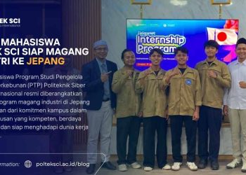Empat Mahasiswa Prodi Pengelola Teknologi Perkebunan Poltek SCI Siap Berangkat Magang Industri ke Jepang