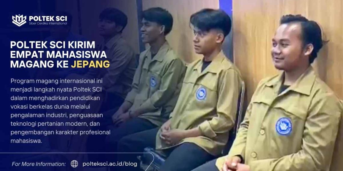 Magang ke Jepang Jadi Langkah Nyata Poltek SCI Cetak SDM Pertanian Berdaya Saing Global