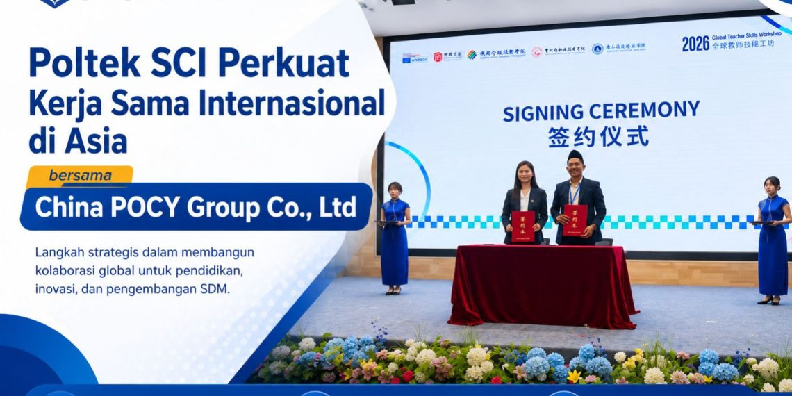 Poltek SCI Perkuat Kerja Sama Internasional di Asia bersama China POCY Group Co., Ltd