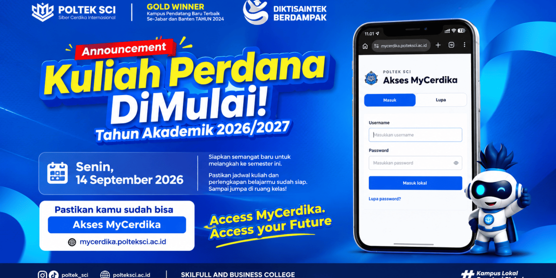 Pemberitahuan Resmi Pelaksanaan Perkuliahan Semester Ganjil TA 2026/2027 di Politeknik SCI