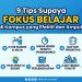 9 Tips Supaya Fokus Belajar di Kampus yang Efektif dan Ampu