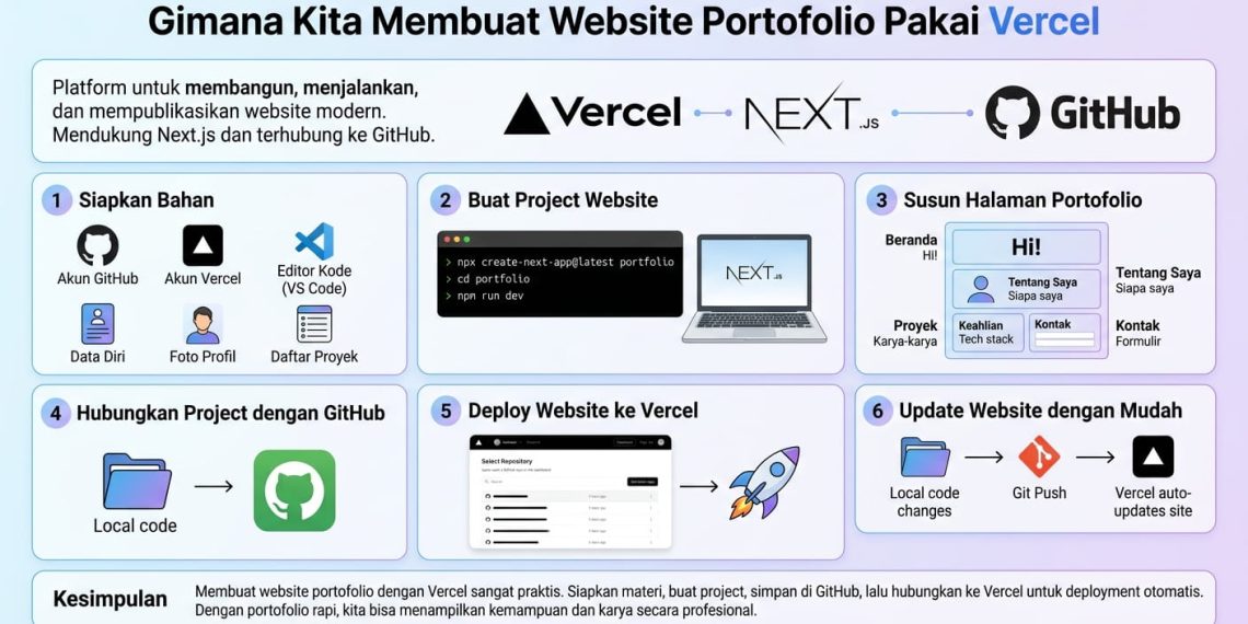 Gimana Kita Membuat Website Portofolio Pakai Vercel